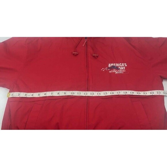 Port Authority America’s Day At The Races Labor Day Red Jacket Size Large - Picture 8 of 8